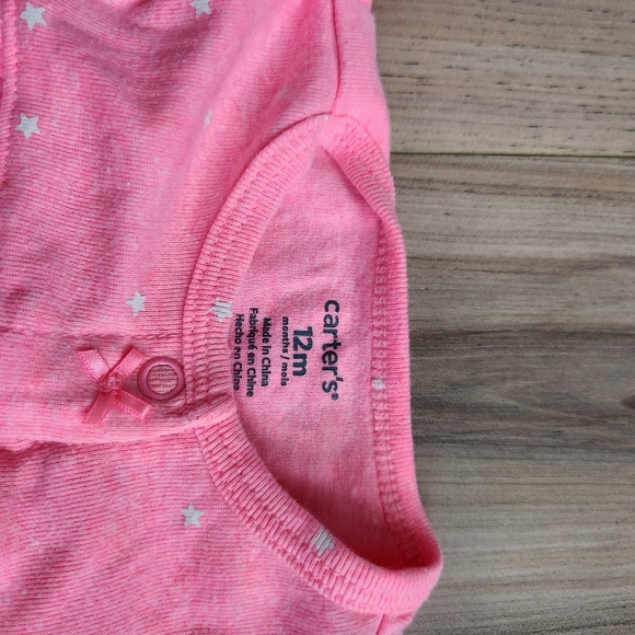 🌟10/$10 -  /🦄 Carter's Pink Unicorn Romper (12 Months) 🌈 - Picture 3 of 3
